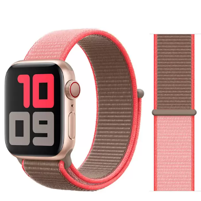 Apple Watch Ultra 49mm Kordon KRD-03 Hasır Strap Kayış