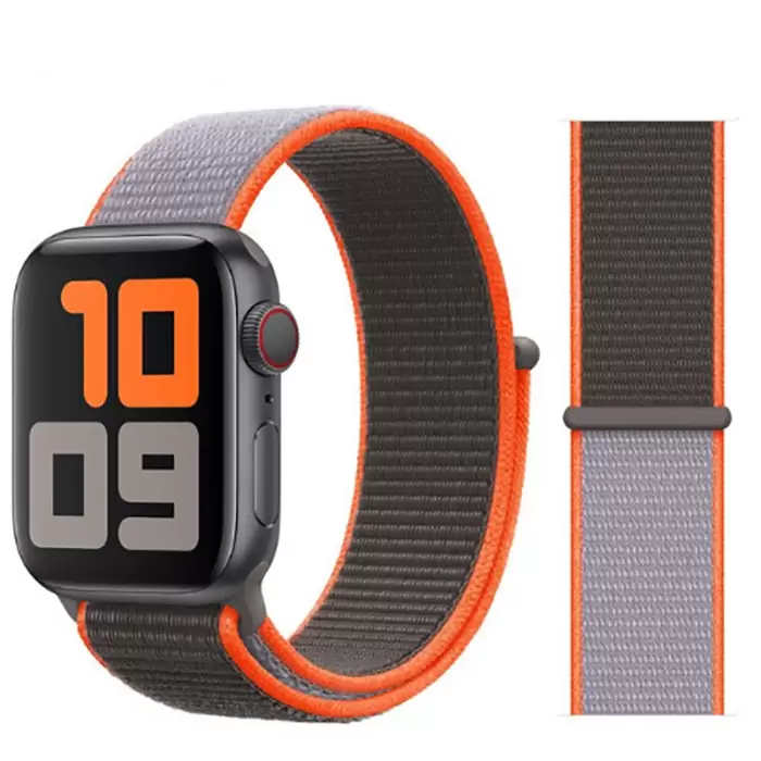 Apple Watch Ultra 49mm Kordon KRD-03 Hasır Strap Kayış