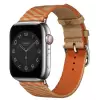 Apple Watch 42mm 10.Nesil KRD-51 Hasır Kordon