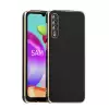 Samsung Galaxy A50 Kılıf  Parlak Kenarlı Altın Işlemeli Kamera Korumalı Kapak Bark