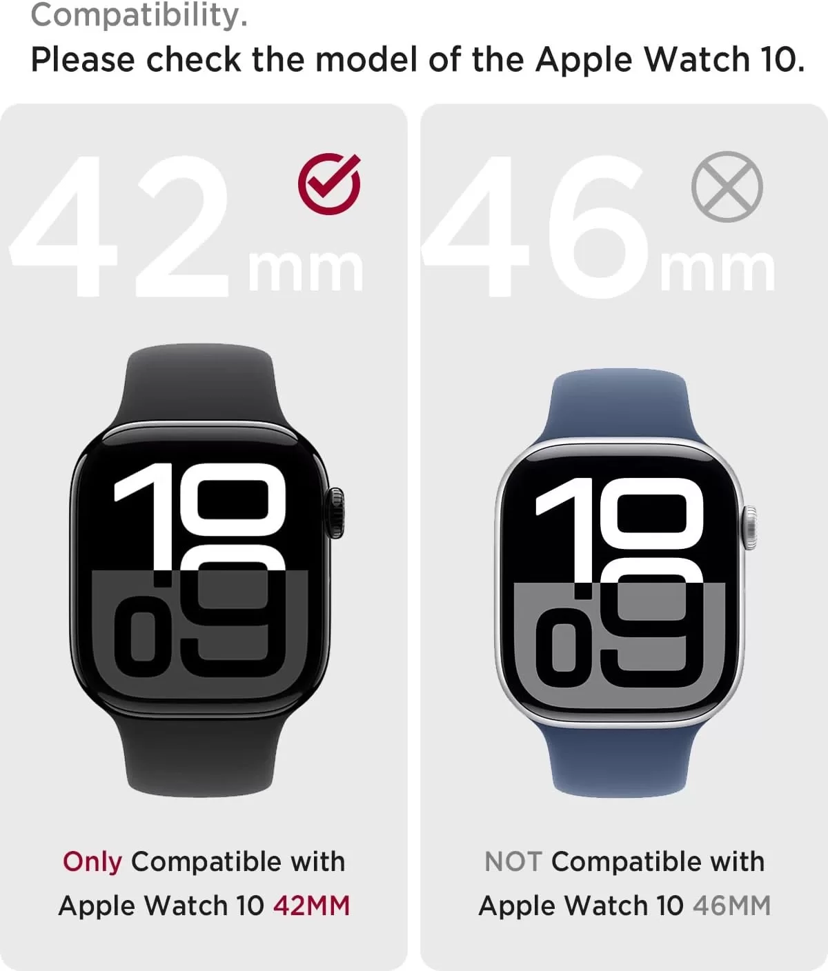 Apple Watch Series 10 42mm Taşlı Kılıf Kullanım