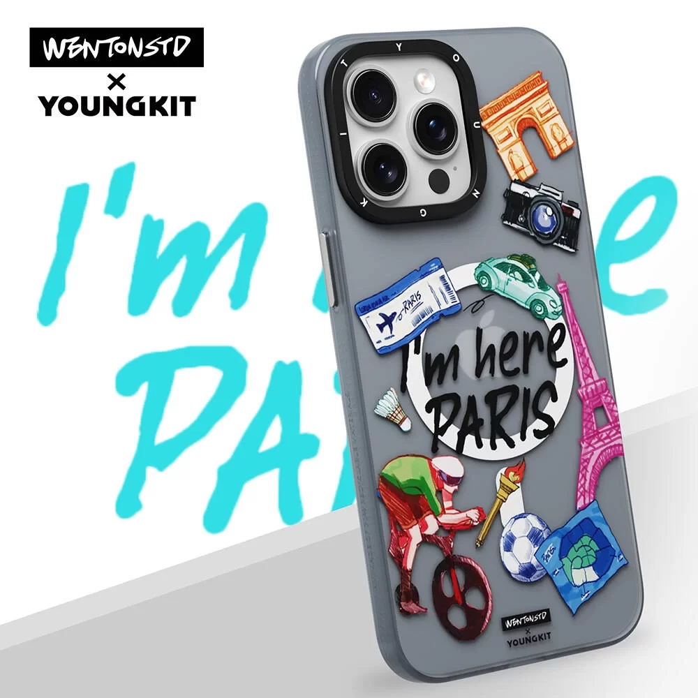 YoungKit Paris Serisi iPhone 15 Pro Kılıfı