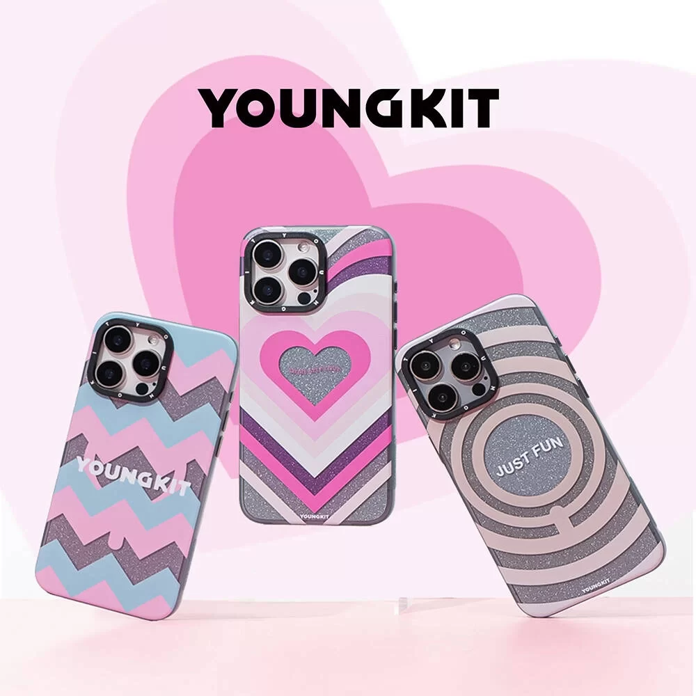 YoungKit Star Dazzle Serisi iPhone 15 Pro Kılıf