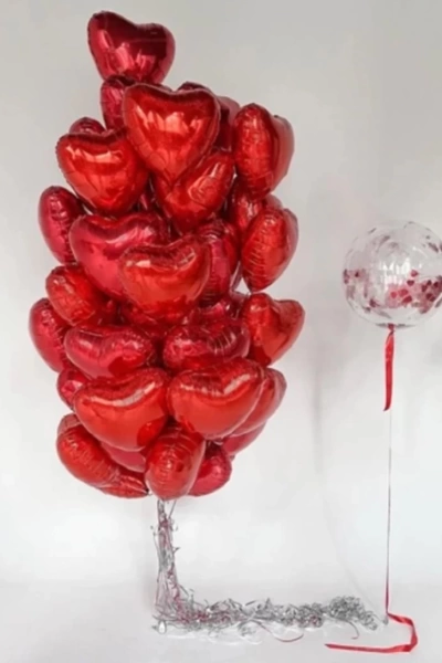 Kırmız Helyum Balon