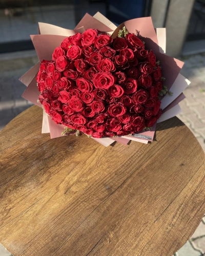 Kırmızı Gül Buketi 101