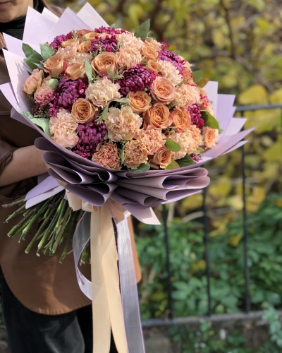 Cappuccino Güllü Karışık Buket