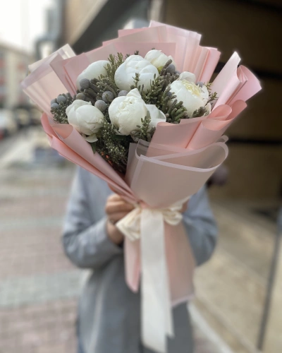 Şakayık Buketi Beyaz