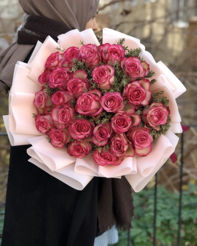 Ekvator Pembe Gül Buketi