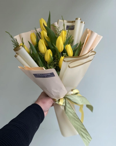 Sarı Lale Buketi