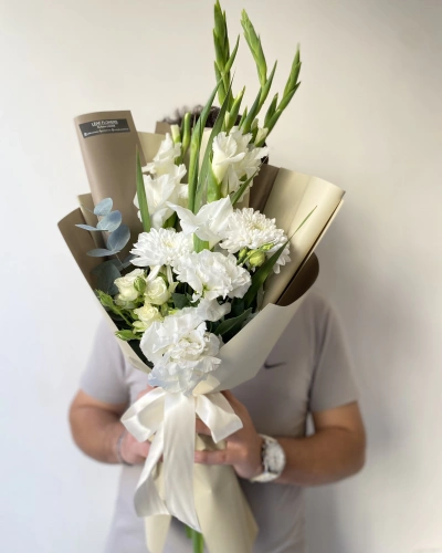 Beyaz Glayörlü Buket