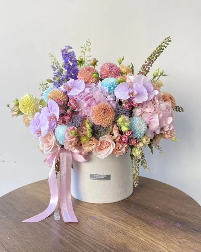 Büyük Kadife Kutuda Mix Aranjman