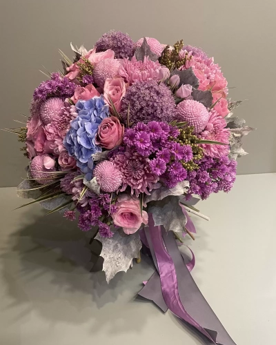 Bahar Buketi Pembe Lila