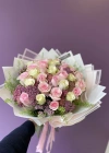 Pembe Beyaz Kenya Gül Buketi