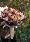 Mixed Bouquet with Cappuccino Roses