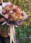 Mixed Bouquet with Cappuccino Roses