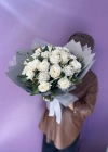 Beyaz Güllü Buket