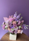 Pink Lilac Fanus Arrangement