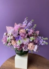 Pink Lilac Fanus Arrangement