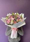 Pembe Güllü Bahar Buketi