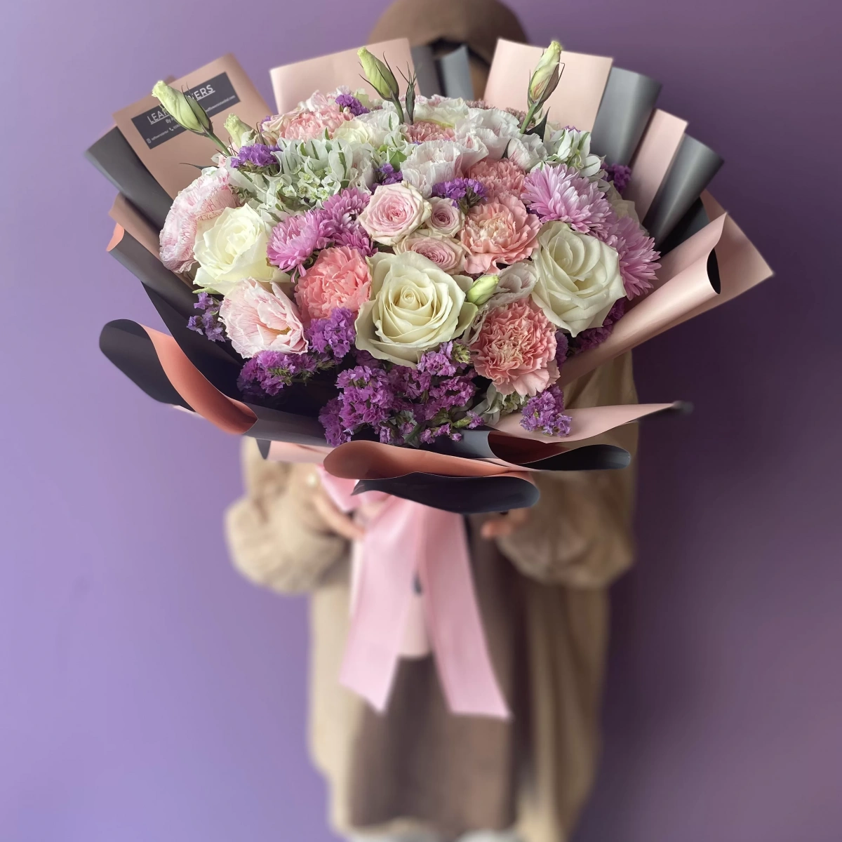 Pembe Lila Çiçek Bahçesi
