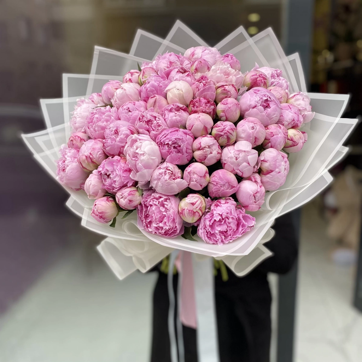 51 Pembe Şakayık Buket
