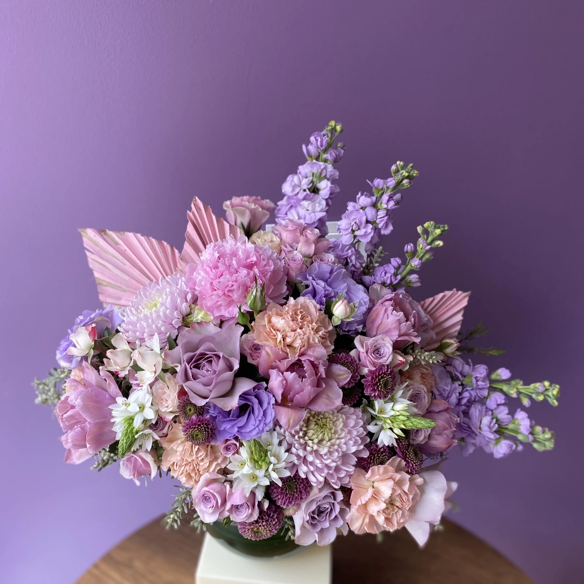 Pink Lilac Terrarium Arrangement