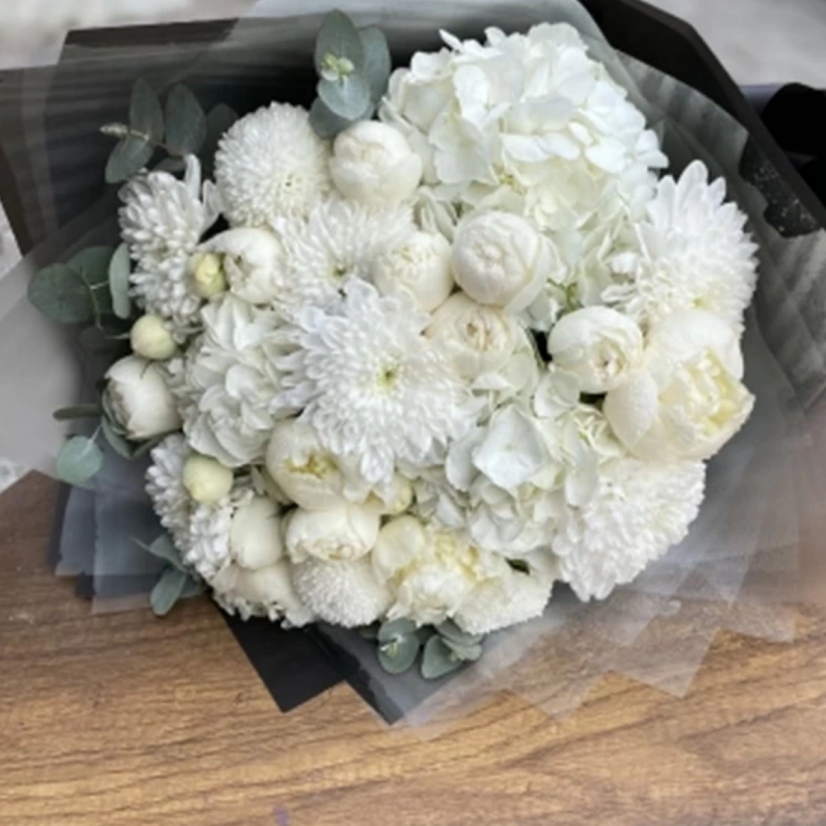 White Peony White Bouquet