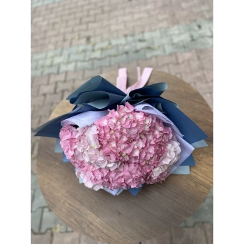 Mixed Pink Hydrangea Bouquet