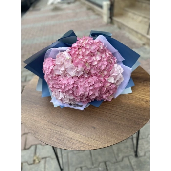 Mixed Pink Hydrangea Bouquet