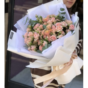 Salmon Arbour Rose Bouquet