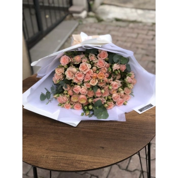 Salmon Arbour Rose Bouquet