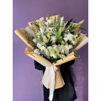White Lily Bouquet