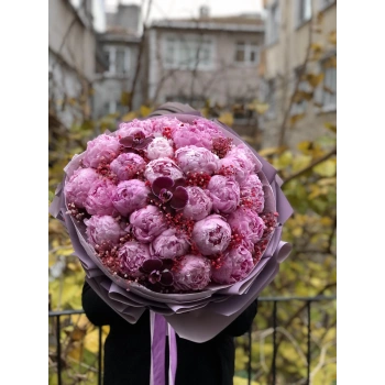 Peony Orchid Bouquet