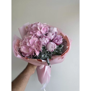Pink Hydrangea Pink Peony