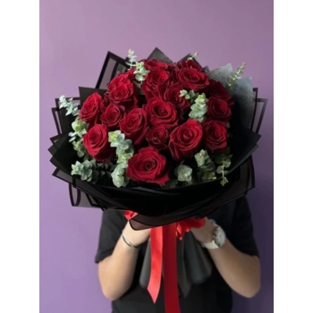 21 Red Roses Bouquet