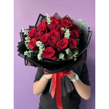 21 Red Roses Bouquet