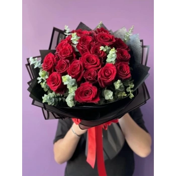 21 Red Roses Bouquet
