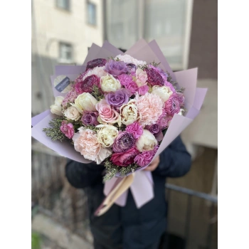 Colorful Rose Spring Bouquet