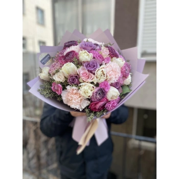 Colorful Rose Spring Bouquet