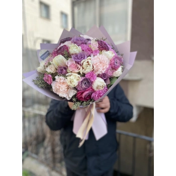 Colorful Rose Spring Bouquet