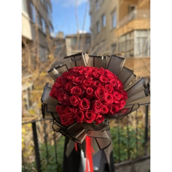 Kırmızı Gül Buket 51