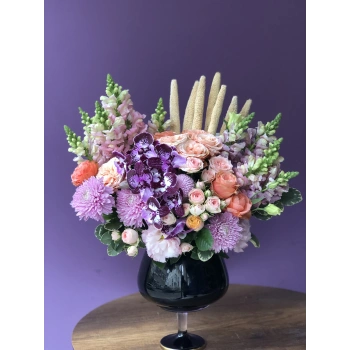 Spring Arrangement in a Vase