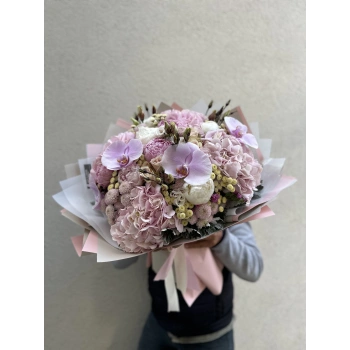 Spring Flowers with Peonies and Hydrangeas