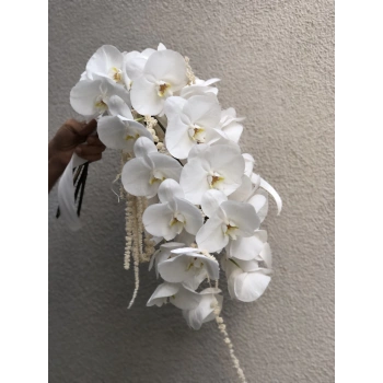 White Orchid Bridal Bouquet