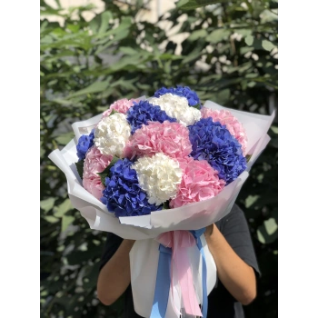 Colored Hydrangea Bouquet