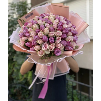 Pink Lilac Rose Bouquet