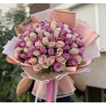 Pink Lilac Rose Bouquet