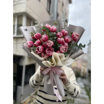 Pembe Kolombus Lale
