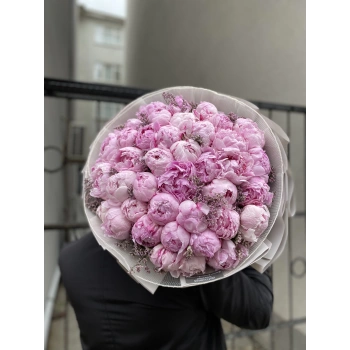 Pink Peony Limonium 41 Pieces