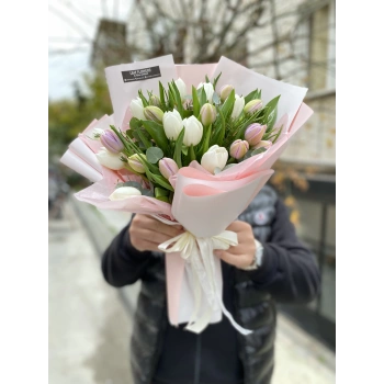 White Lilac Tulips